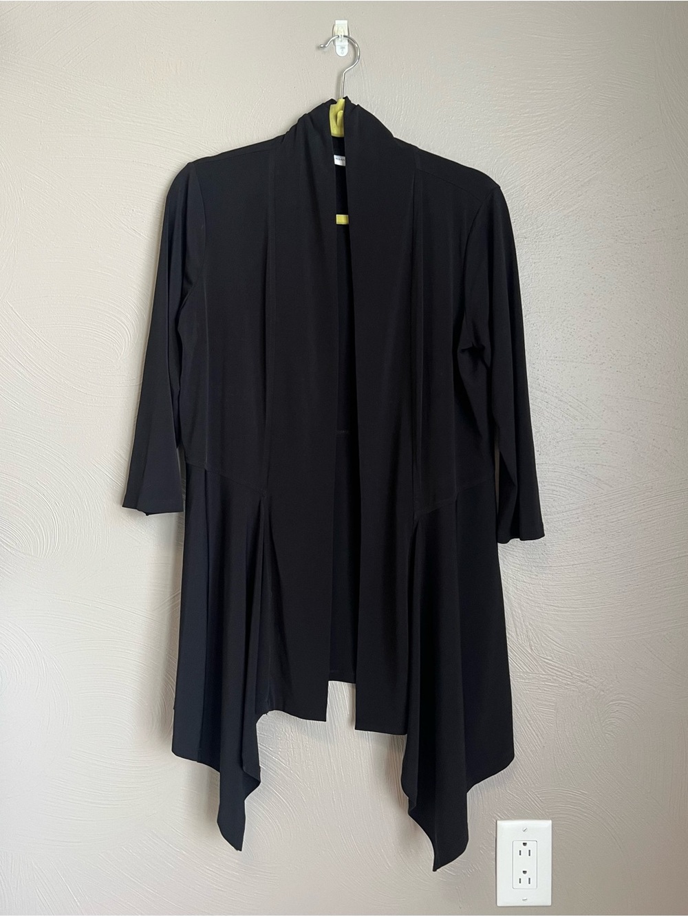 Susan Graver Cascading Liquid Knit Cardigan